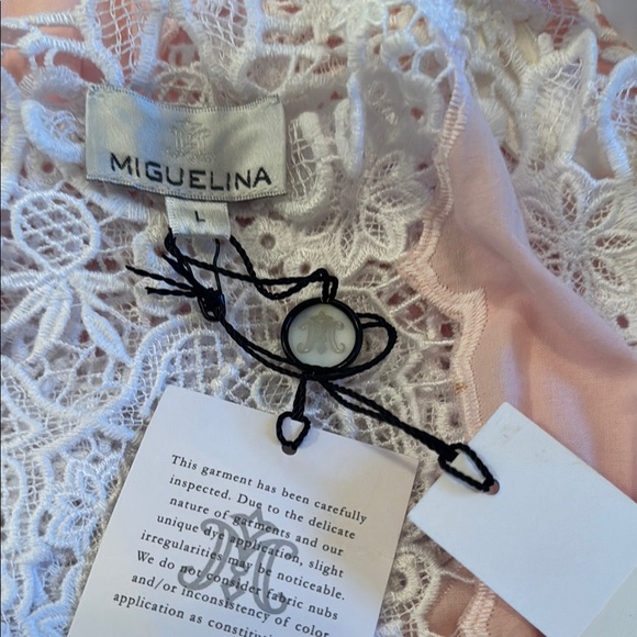 Miguelina Pink Lace Maxi Dress - Picture 14 of 15